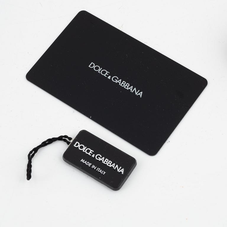 Dolce & Gabbana, large strass earrings.