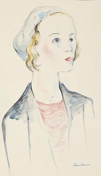 BIRGER EKMAN, 5 st, teckningar, sign.