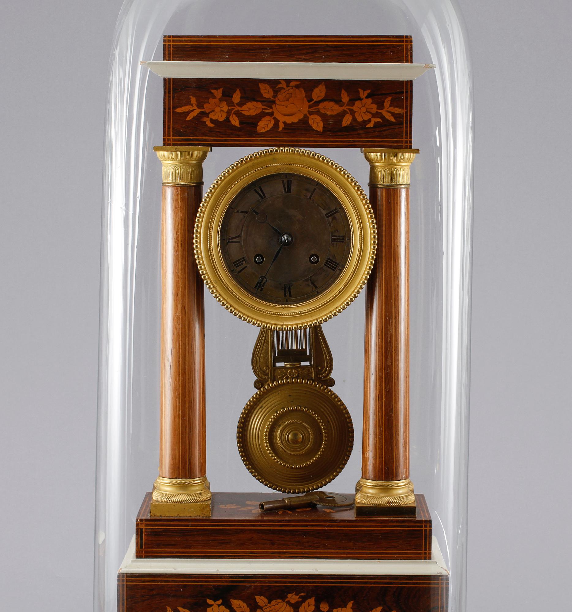 BORDSPENDYL, senempire, 1800-talets mitt, troligtvis Frankrike.