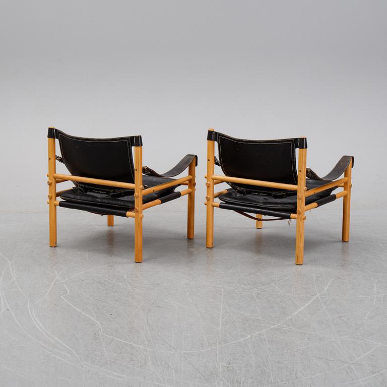 a pair of 'Sirocco' easy chairs, Arne Norell Möbel AB, Aneby, Sweden.