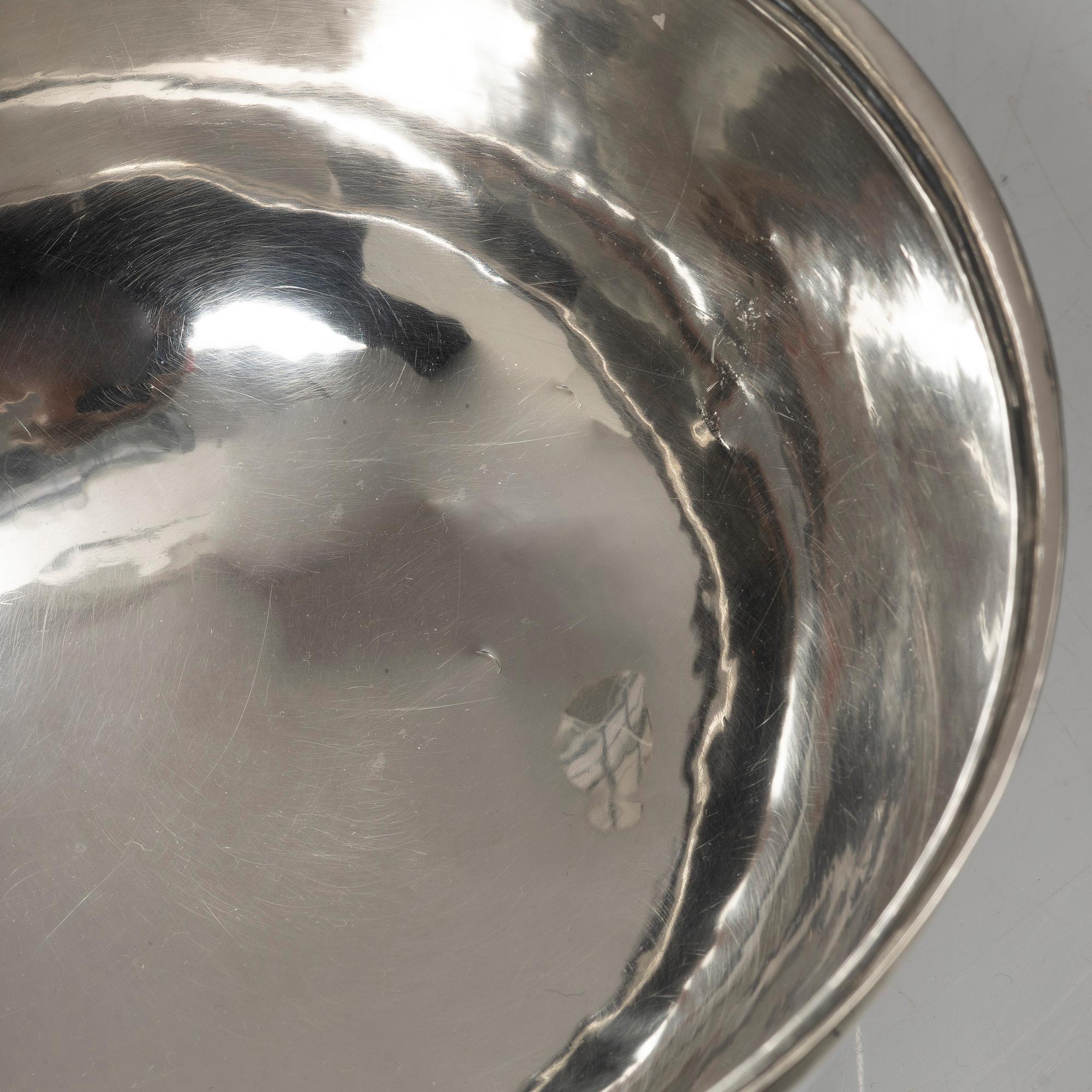 Sigurd Persson, skål, sterling silver, Stockholm 1968.