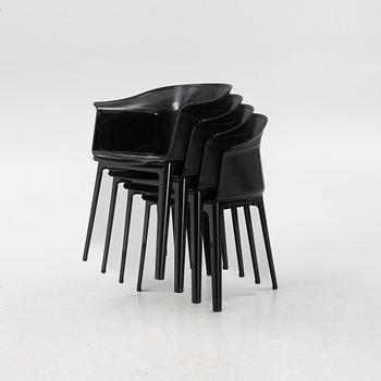 Ronan & Erwan Bouroullec, a set of four 'Papyrus' chairs, Kartell, Italy.