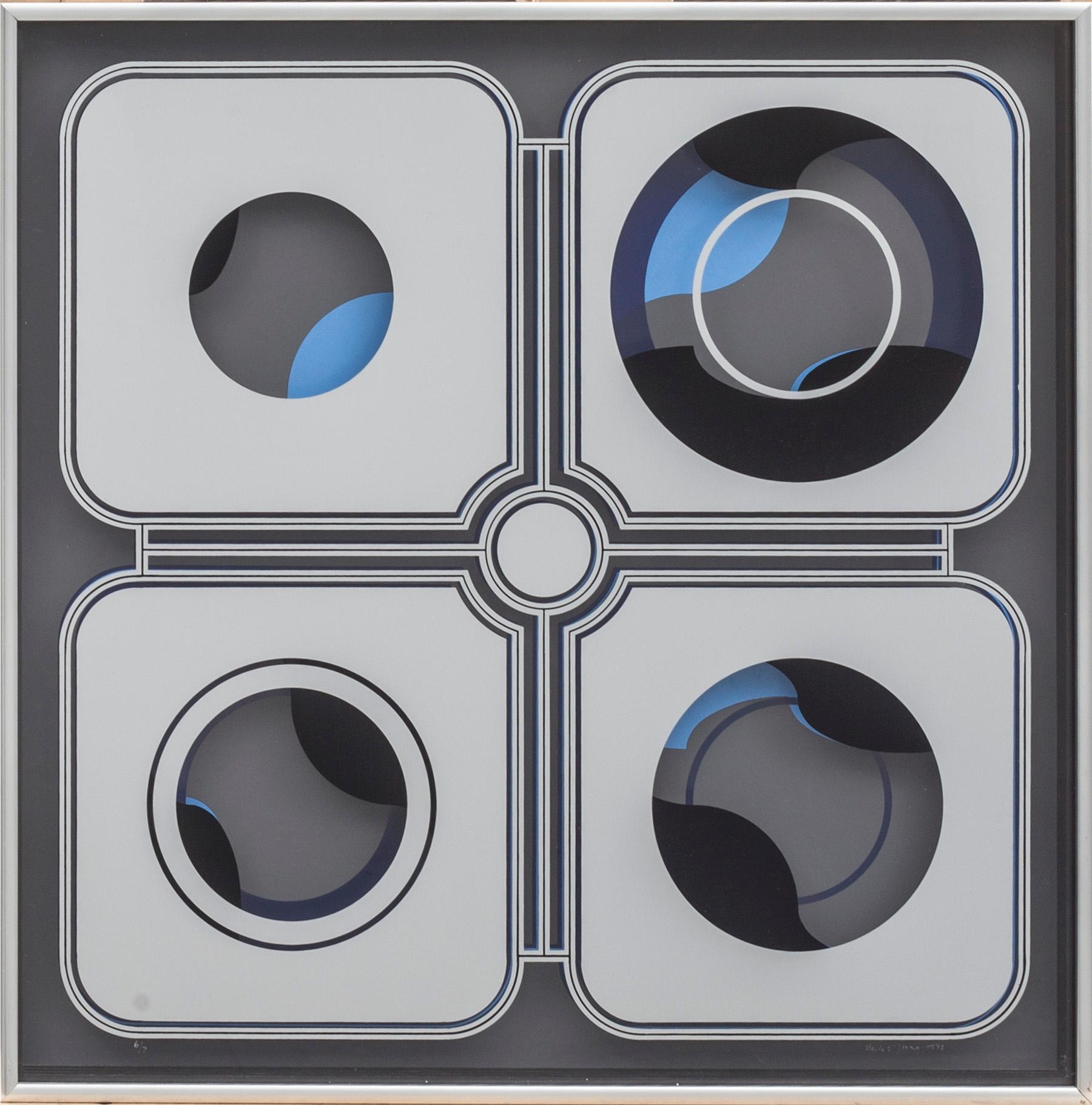 BECK & JUNG (HOLGER BÄCKSTRÖM & BO LJUNGBERG), screentryck, multipel, signerad, numrerad 6/7 och daterad- 1975.