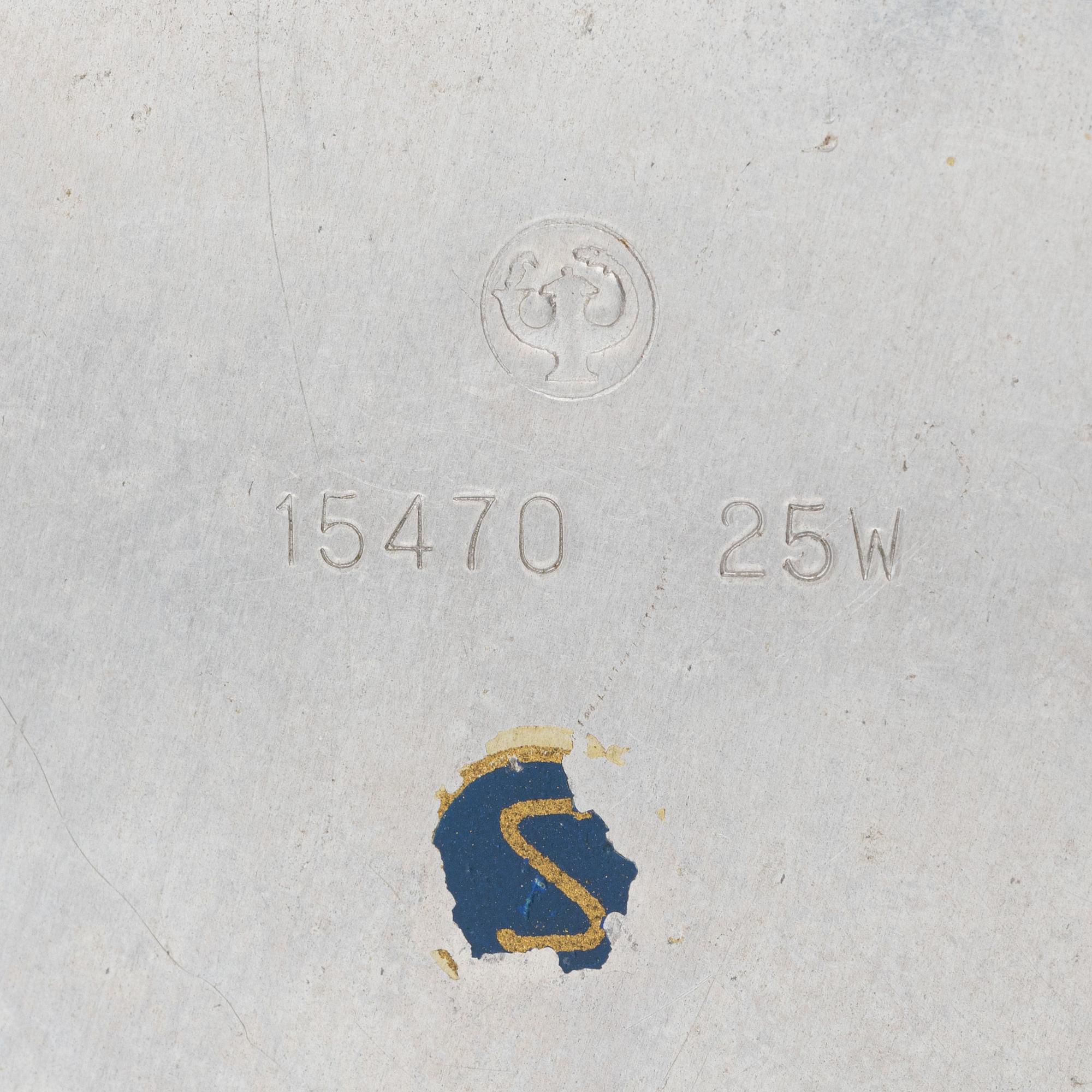 Harald Notini, skrivbordslampa/vägglampa, modell "15470", Arvid Böhlmarks Lampfabrik, 1940-tal.