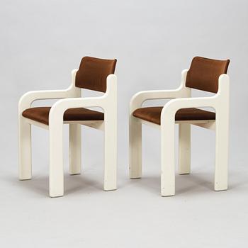 Eero Aarnio, a set of four 1970s 'Flamingo' chairs for Asko Finland.