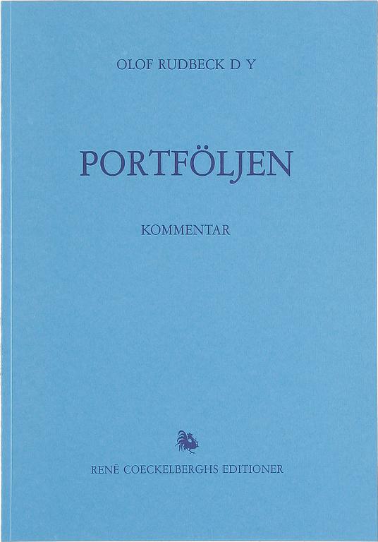 BÖCKER 2 vol MED PORTFÖLJ, faksimil efter "Olof Rudbeck dy:s Fogelboken". Nummer 451/1499, Coeckelberhs 1985-86.