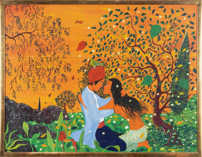 Mats Norryd, gouache, signed and dated -74.