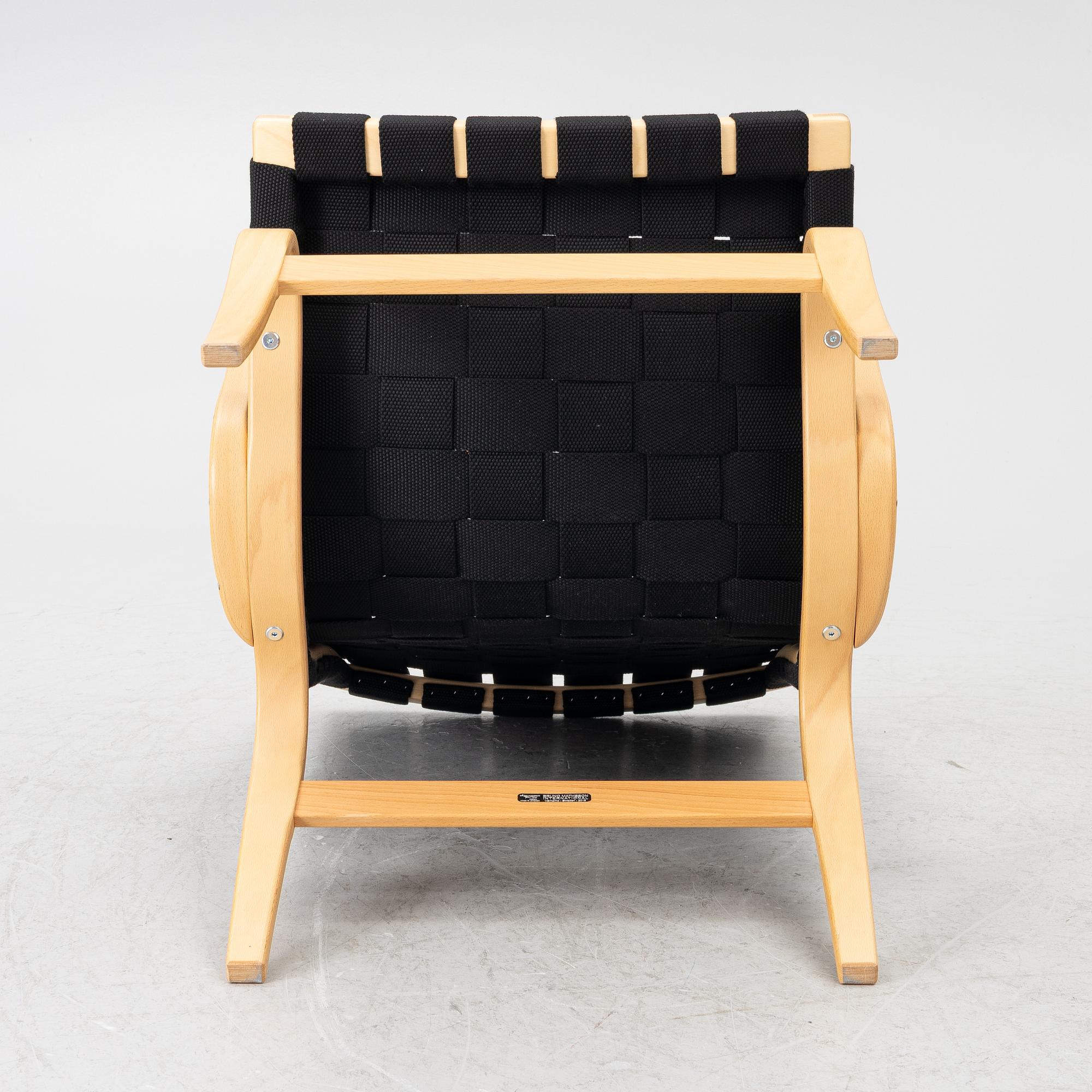 Bruno Mathsson, An armchair, "Eva", Bruno Mathsson International, Värnamo, 2018.