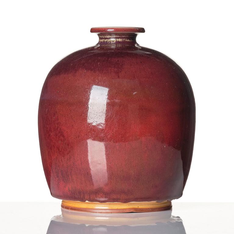 Berndt Friberg, a stoneware vase, Gustavsberg studio, Sweden 1968.