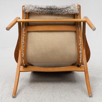 Yngve Ekström, a 'Lamino' easy chair, Swedese, second half of the 20th century.