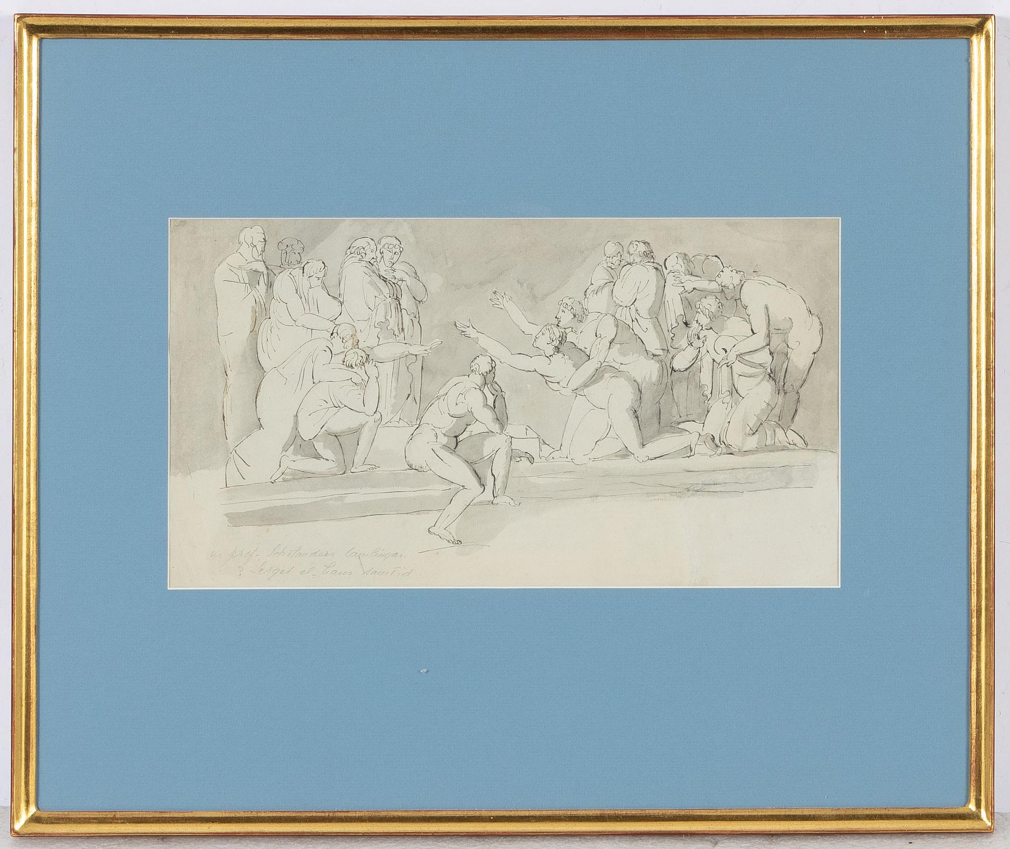 Carl August Ehrensvärd, Anikiserande figurscen.