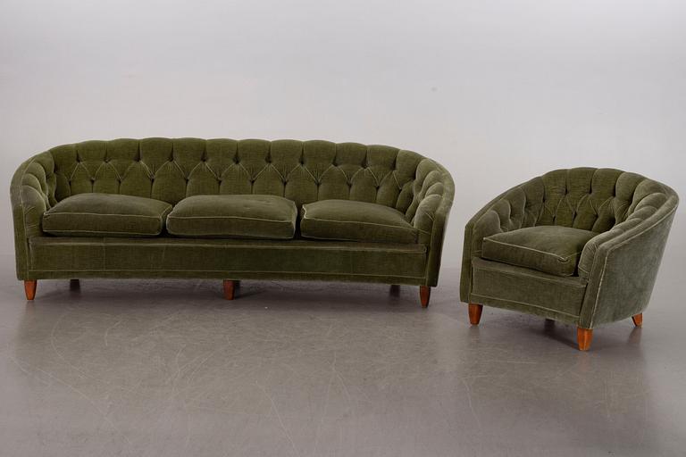 SOFFA och FÅTÖLJ, 1940/50-tal.