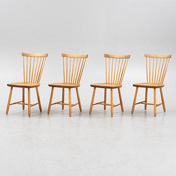 Carl Malmsten, a set of four 'Lilla Åland' chairs.
