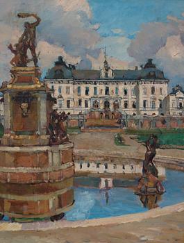 ALFRED HEDLUND, oil on canvas, signed and dated 1917.