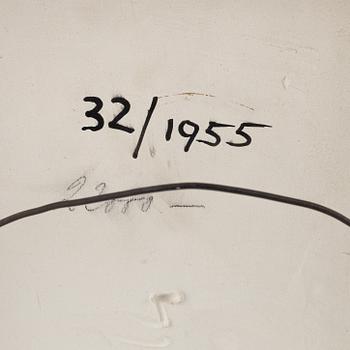 Karl Heinz Schultz-Köln, vas, samt relief, stengods, Arabia, Finland.