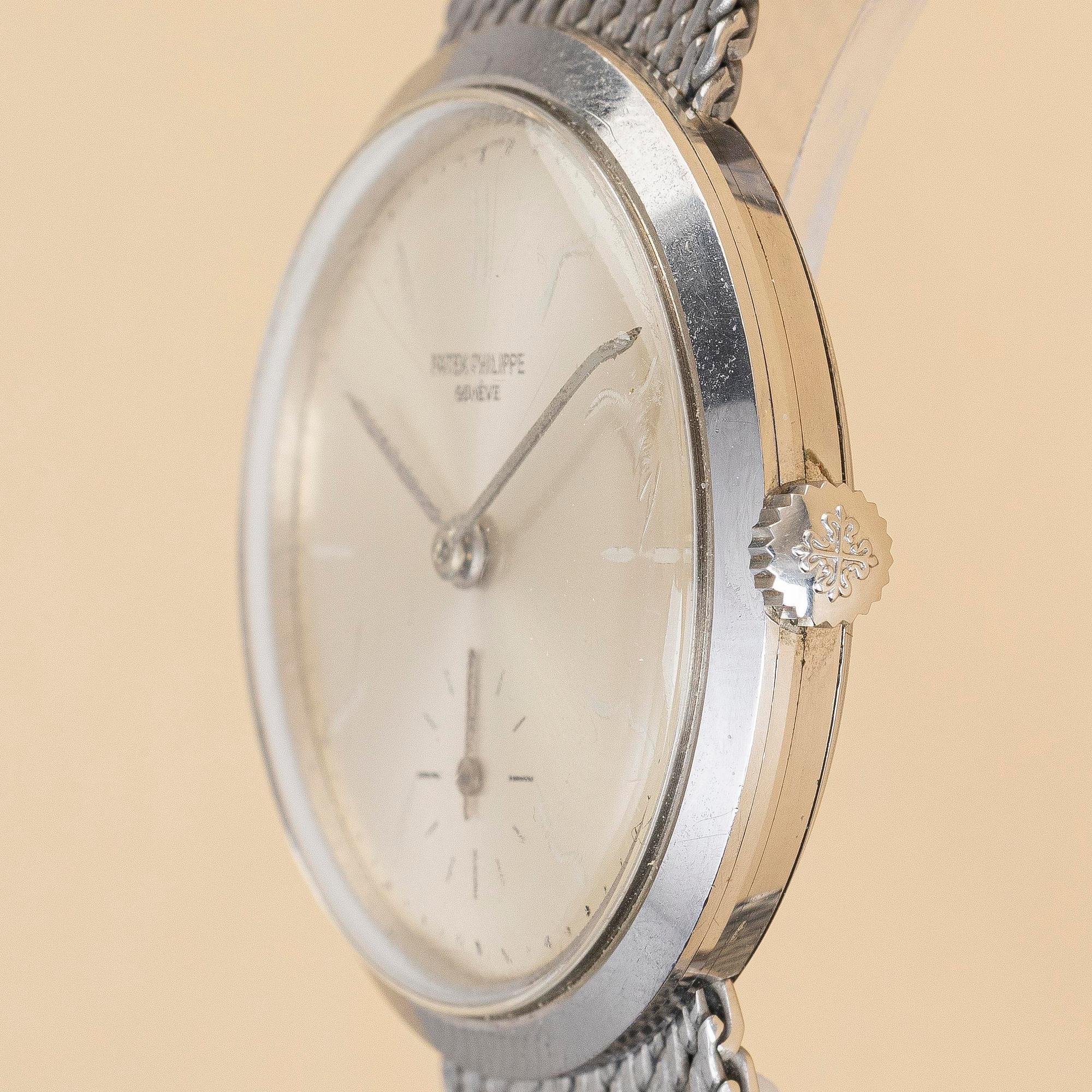 Patek Philippe, "UNROC Bracelet", "Steel Case", ca 1958.
