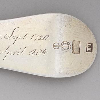 A Swedish early 19th century silver-gilt spoon, mark of Pehr Zethelius, Stockholm 1804.