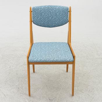 Arne Vodder, & Anton Borg, four 'Ella' chairs, Denmark, 1950's.