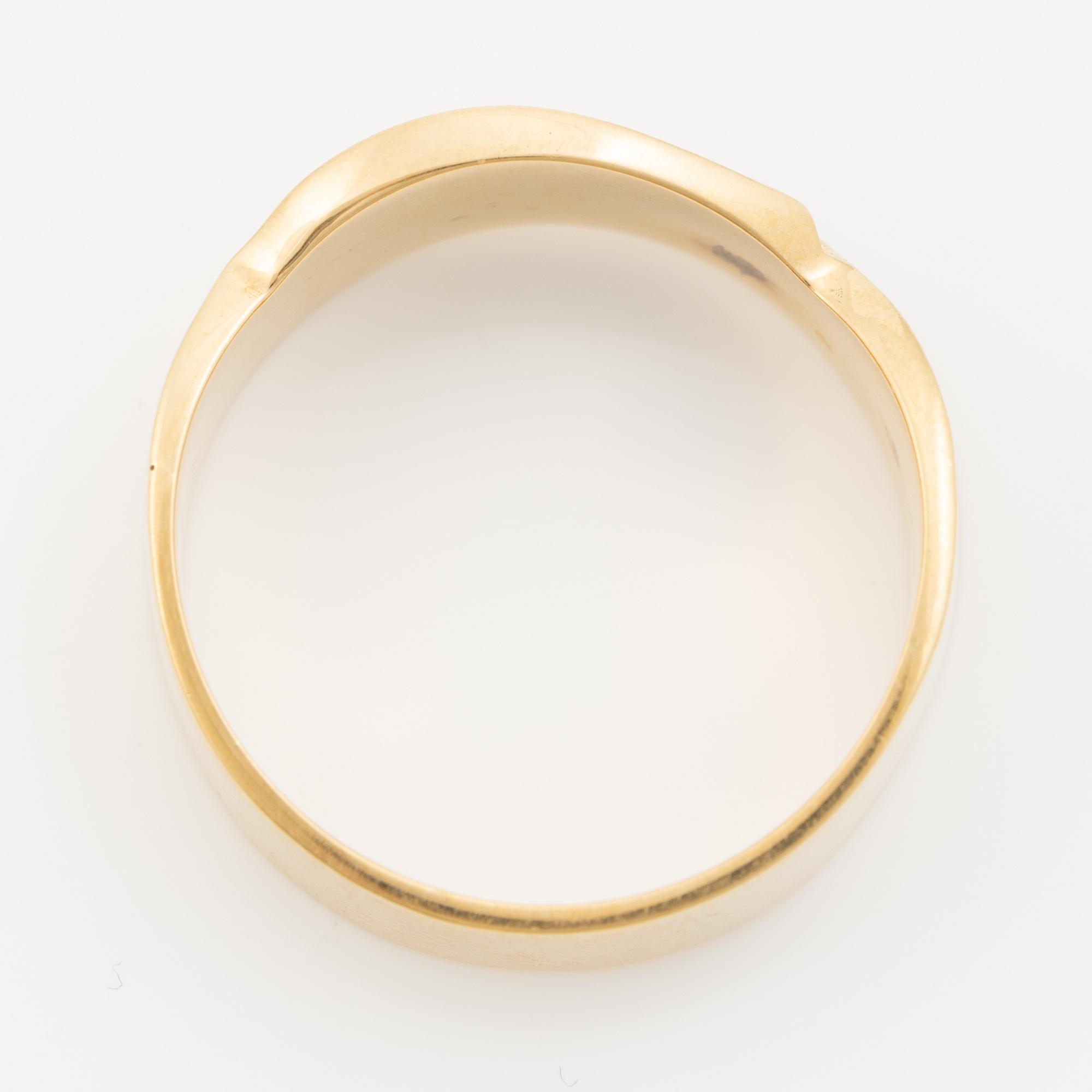 Lapponia, ring 18K gold, Finland 1981.