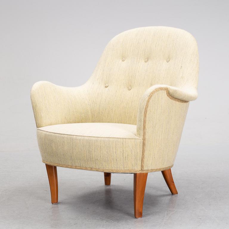 Carl Malmsten, soffa "Konsert", fåtölj "Cirkus" och fåtölj "Gamla Stan".