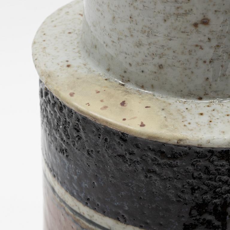 Inger Persson, a stoneware floor lamp, Rörstrand Ateljé.