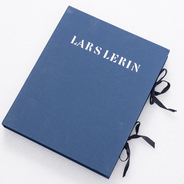 Lars Lerin, "Mellan husen-bilder från Lofoten", bibliophile edition with a colour lithograph "Tre Måsar".