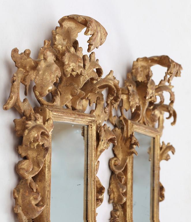 RAMAR, ett par. Barockstil, 1800-tal.