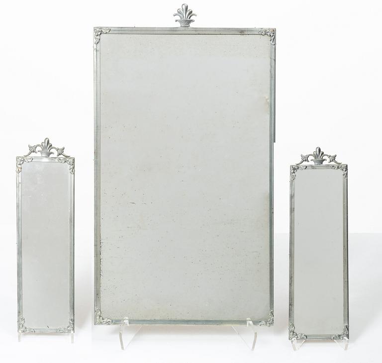 Speglar, 3 st, Swedish Grace, 1920/30-tal.