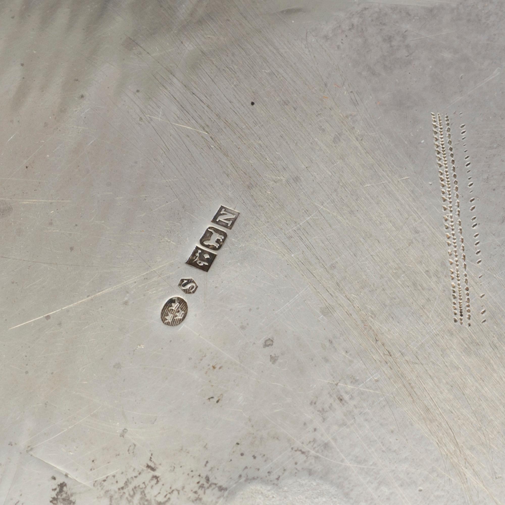 A silver bowl from the Ottoman empire, probably. Total weight 189 grams.