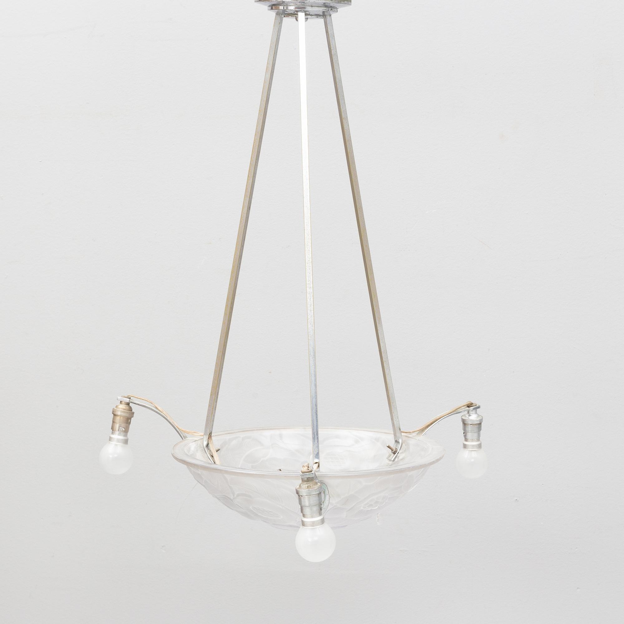 A ceiling lamp, France, 1920's.