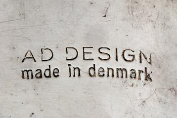 Bangle silver/metal, amethyst crystal.