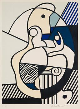 Roy Lichtenstein, "Homage to Max Ernst", ur: "Bonjour Max Ernst".