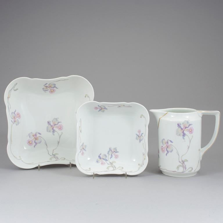 MATSERVIS, 57 delar, porslin, Rosenthal, 1900-talets första hälft.