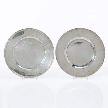 Dishes, 6 pcs, silver, Sweden, first half of the 20th century.