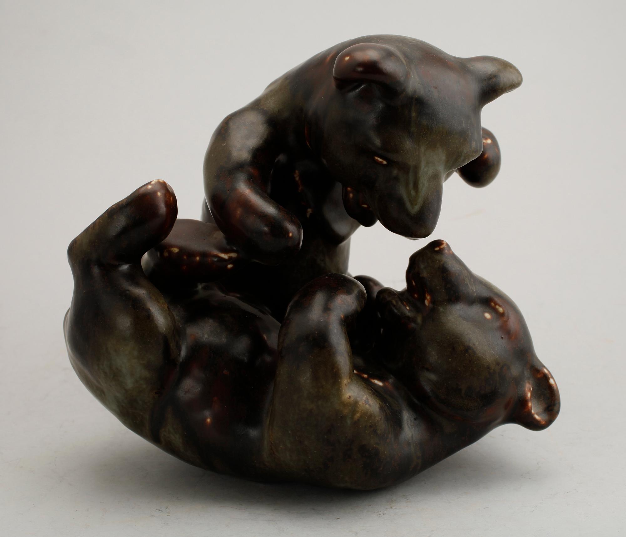 SKULPTUR, stengods, Karl Grössl, Rörstrand.