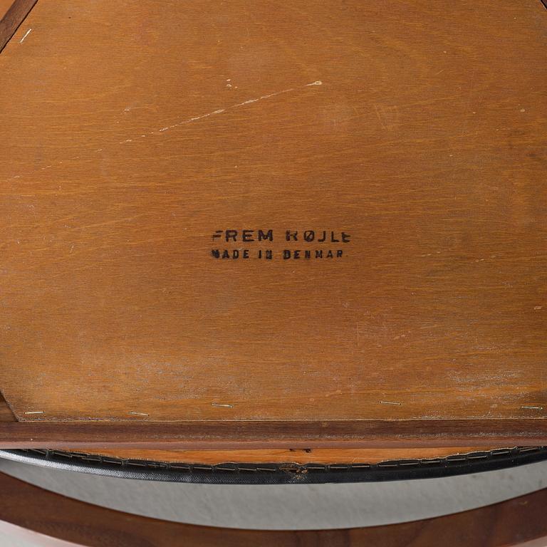 HANS OLSEN, bord med 5 stolar, Frem Røjle, modell formgiven ca 1952.