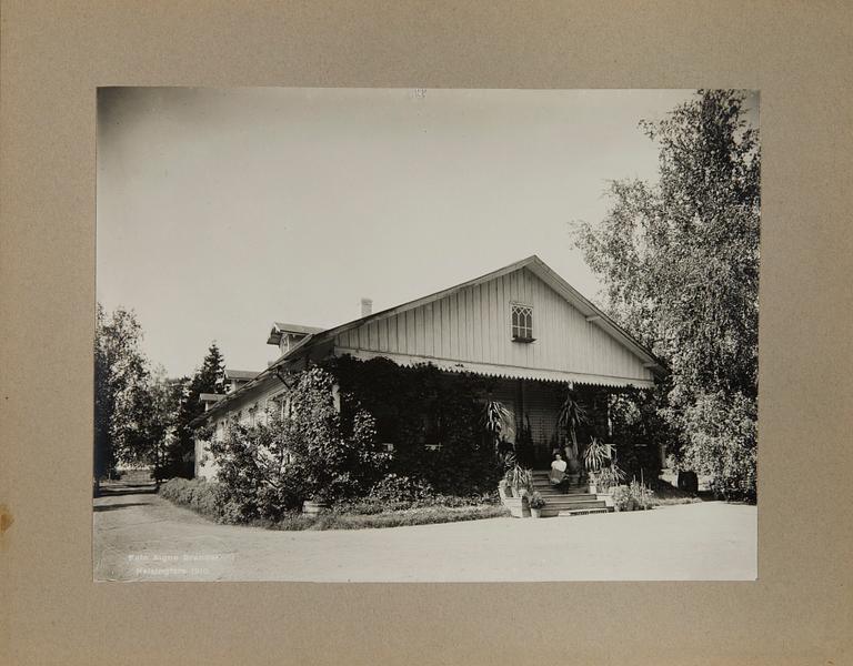 Signe Brander, eleven photographs, mounted on cardboard. First quarter of the 20th century.