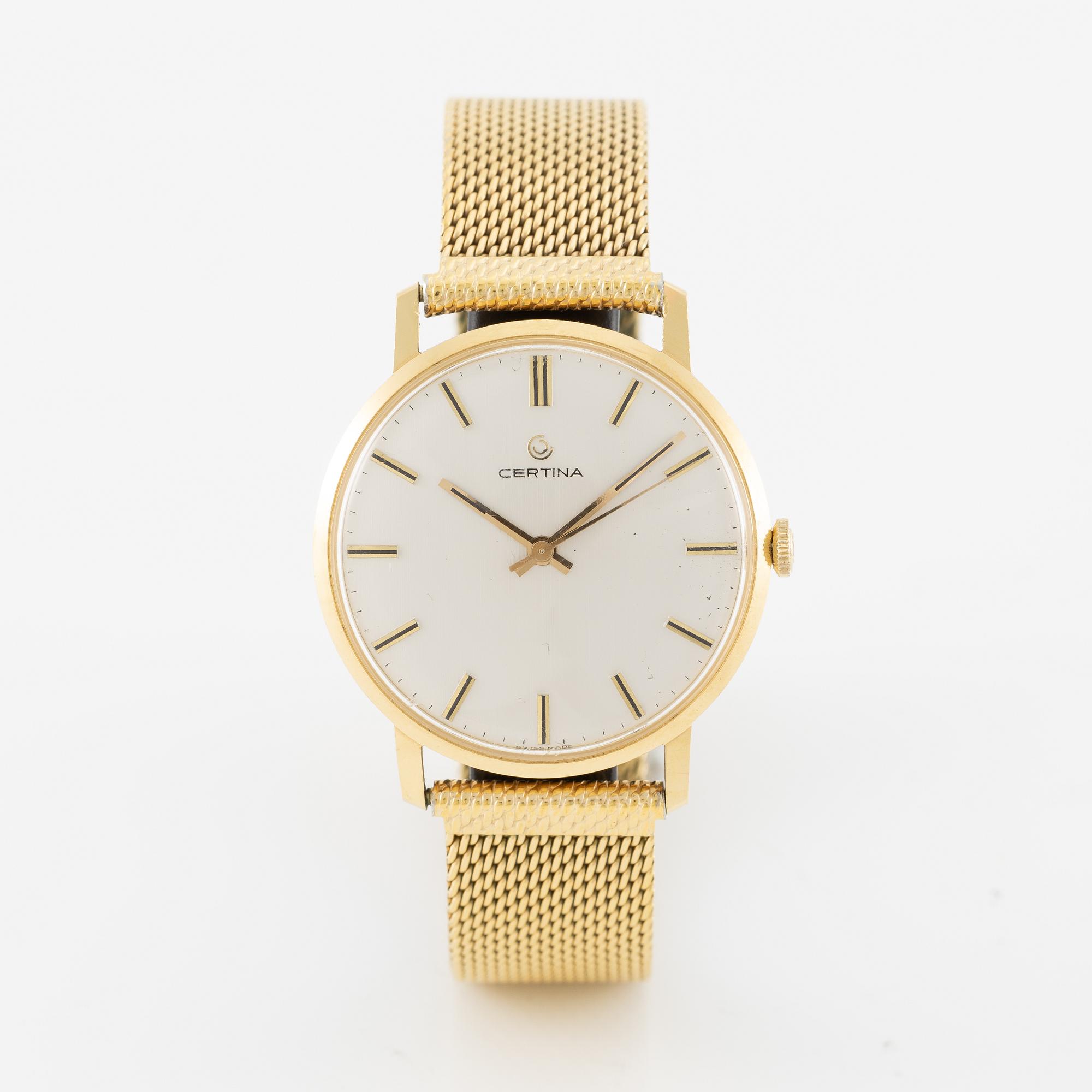 Certina, armbandsur, 34 mm.