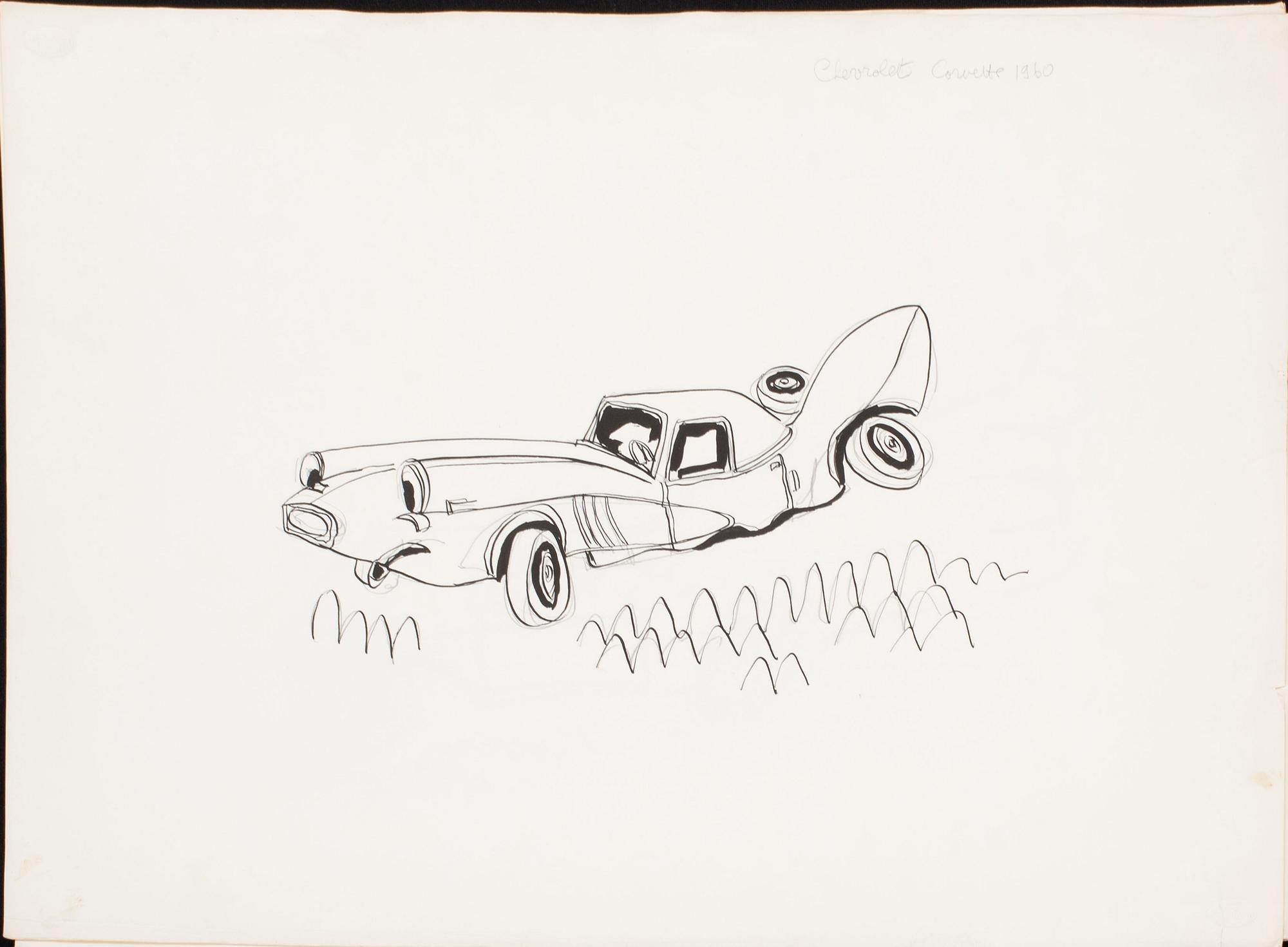 FRANCO COSTA, 3 st, skisser/blandteknik, signerade.