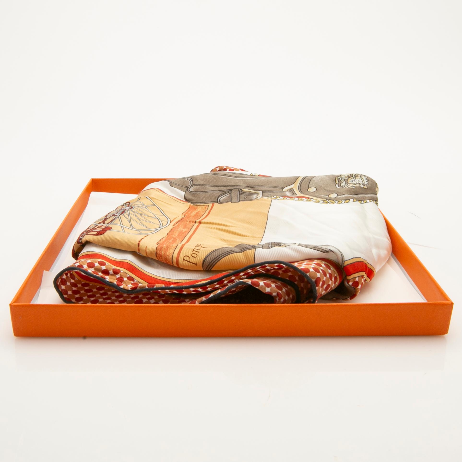 Hermès, scarf, “Carrick à Pompe”.