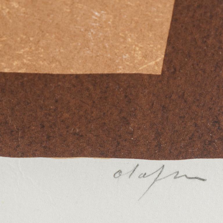 PIERRE OLOFSSON, färglitografi, signerad och numrerad 166/210.