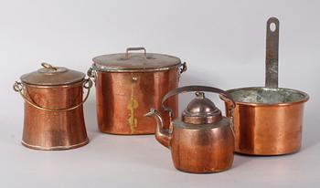 PARTI KOPPAR, 6 delar. 1800-tal.