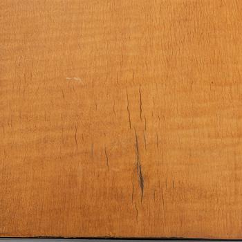 Axel Einar Hjorth, attributed to. A walnut and birch desk, Nordiska Kompaniet, 1930's.
