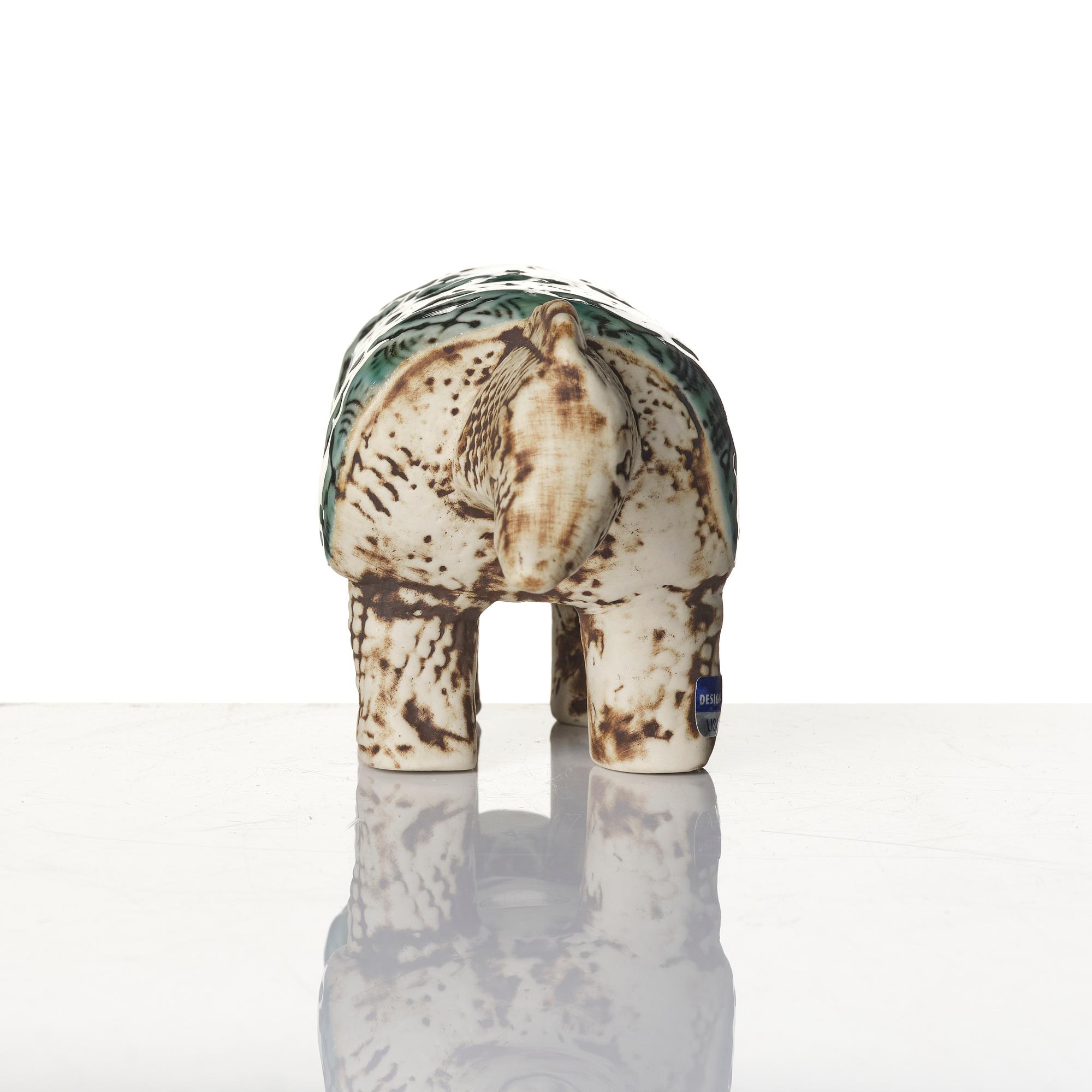 Lisa Larson, figurin, stengods, "Varan", ur serien "Jura", Gustavsberg.