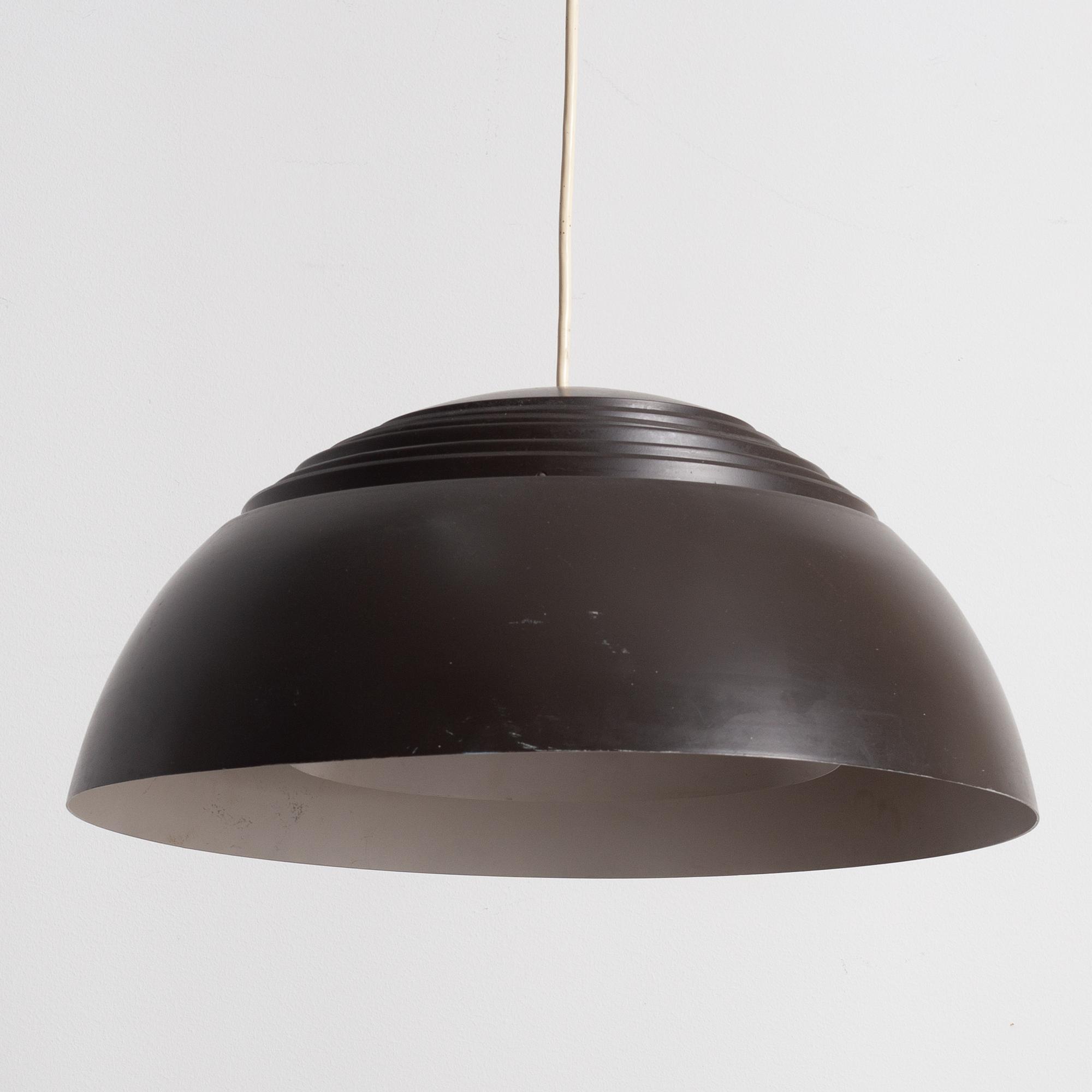 Arne Jacobsen, an 'AJ Royal Pendant' ceiling lamp, Louis Poulsen, Denmark.