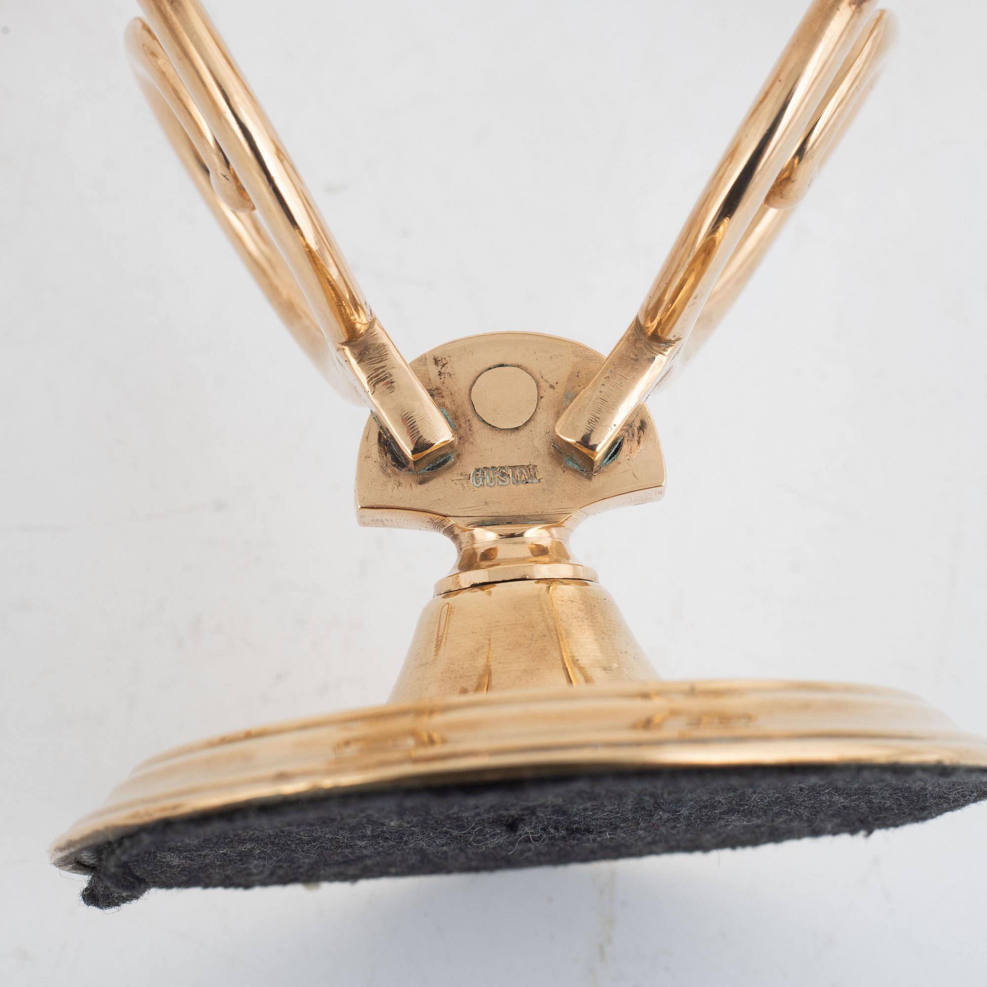 Väggljusstakar, ett par, Gusum, 1900-talets första hälft.