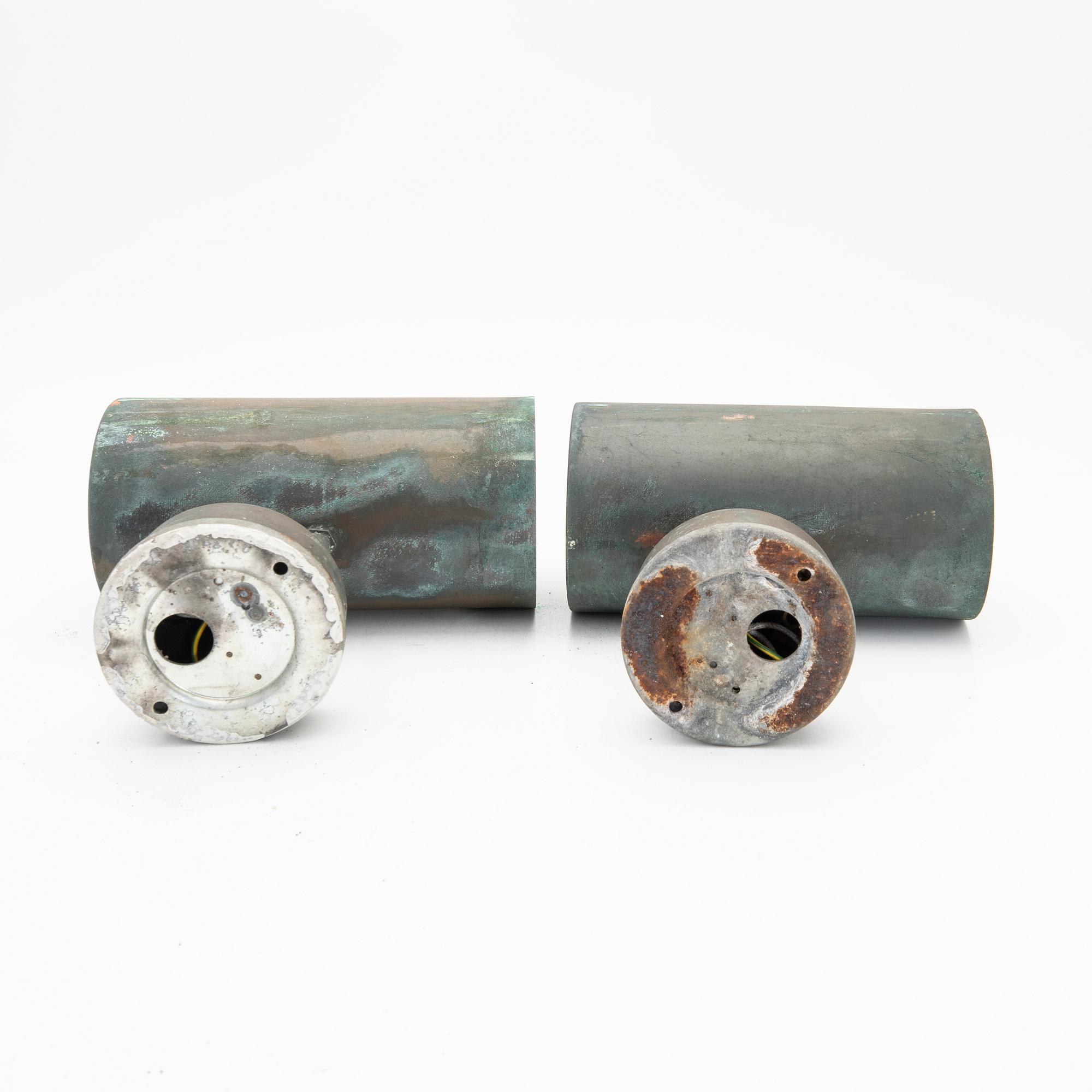 Hans-Agne Jakobsson, wall lamps, a pair, "C627", Markaryd, 1950s.