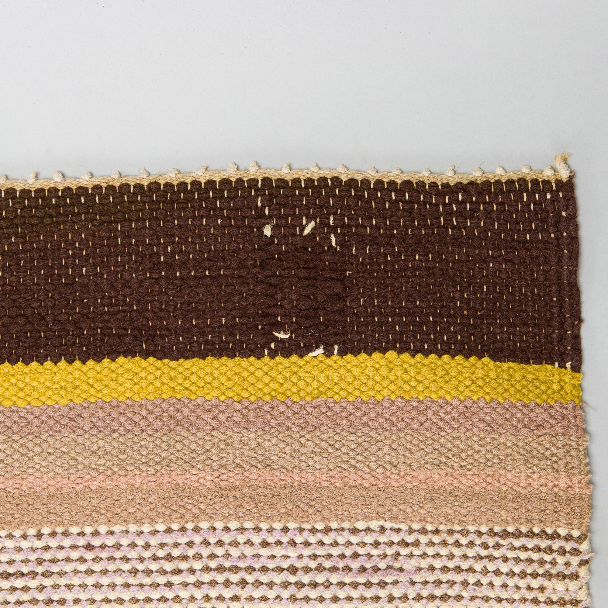 Elsa Kallio, matto, Kotilieden aitta, 1930-luku. Ca 285 x 190 cm.