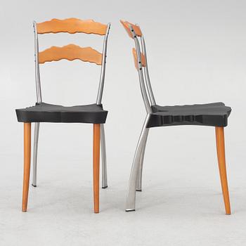 Borek Sipek, six 'Sedlak' chairs, Vitra, 1993.