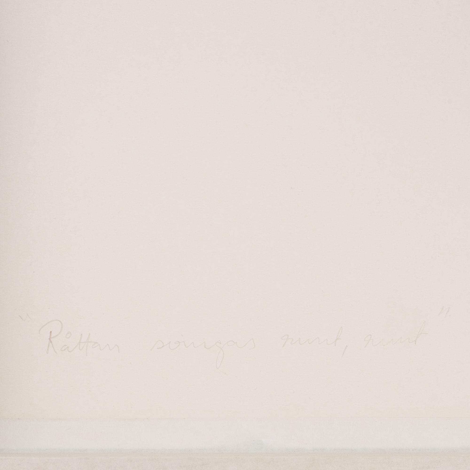 Linn Fernström, 'Råttan svingas runt, runt'.